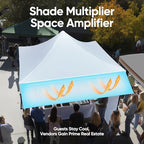 10x10 Heavy Duty Pop up Canopy Tent with 3 Removable Sidewalls, alternate view 3