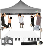 10x10 Heavy Duty Pop up Canopy Tent with Sidewalls Commercial Canopy