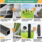 10x10 Heavy Duty Pop up Canopy Tent with Sidewalls Commercial Canopy, alternate view 5