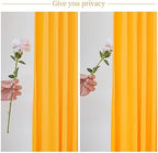 10x10 Marigold Backdrop Curtain for Parties Wrinkle Free Orange Photo Curtains Backdrop Drapes Fabric Decoration, alternate
