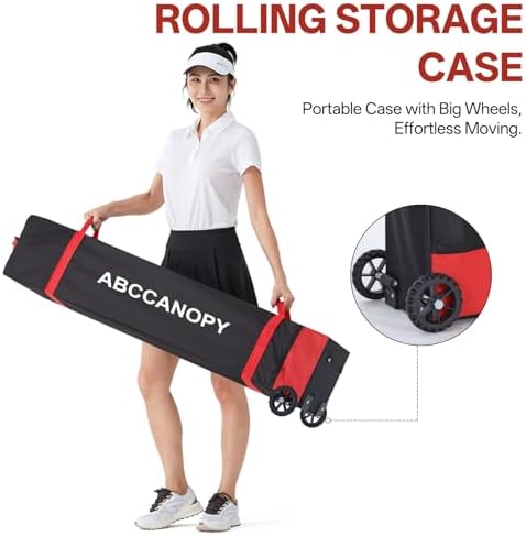 10x10 Pop Up Canopy, Heavy Duty Weather Protection, Dark Gray in Dark Gray, alternate view 7