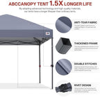 10x10 Pop Up Canopy, Heavy Duty Weather Protection, Light Gray in Light Gray, alternate view 5