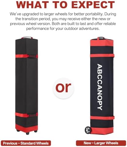 10x10 Pop Up Canopy, Heavy Duty Weather Protection, Light Gray in Light Gray, alternate view 7