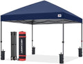 10x10 Pop Up Canopy, Heavy Duty Weather Protection, Navy Blue in Navy Blue