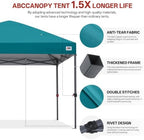 10x10 Pop Up Canopy, Heavy Duty Weather Protection, Turquoise, alternate view 5
