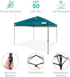 10x10 Pop Up Canopy Tent, EZ Setup, Cerulean, alternate view 5