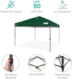 10x10 Pop Up Canopy Tent, EZ Setup, Forest Green, alternate view 5