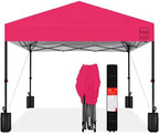 10x10 Pop Up Canopy Tent, EZ Setup, Hot Pink