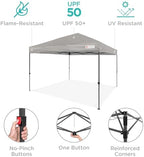 10x10 Pop Up Canopy Tent, EZ Setup, Light Gray in Light Gray, alternate view 5
