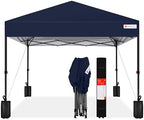 10x10 Pop Up Canopy Tent, EZ Setup, Navy Blue in Navy Blue