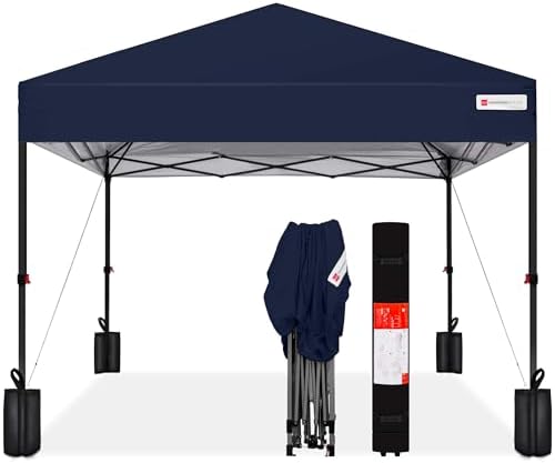 10x10 Pop Up Canopy Tent, EZ Setup, Navy Blue in Navy Blue