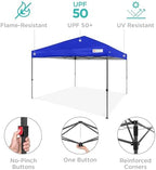 10x10 Pop Up Canopy Tent, EZ Setup, Resort Blue, alternate view 5