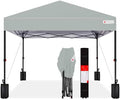 10x10 Pop Up Canopy Tent, EZ Setup, Silver in Silver