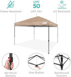 10x10 Pop Up Canopy Tent, EZ Setup, Tan, alternate view 5