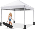10x10 Pop Up Canopy Tent One-Push Center Lock, Portable Shelter