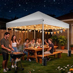 10x10 Pop Up Canopy Tent One-Push Center Lock, Portable Shelter, alternate view 2