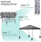 10x10 Pop Up Canopy Tent, Outdoor Canopy, Patio Tent, Commercial Instant Gazebos, Portable Shelter Canopies, for, alternate