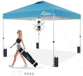 10x10 Pop Up Canopy Tent, Serene Blue,10 * 10