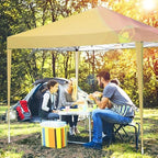 10x10 Pop Up Canopy Tent with 3 Sidewalls Party Tents for Parties Weddings Backyard Waterproof Outdoor, alternate view 2