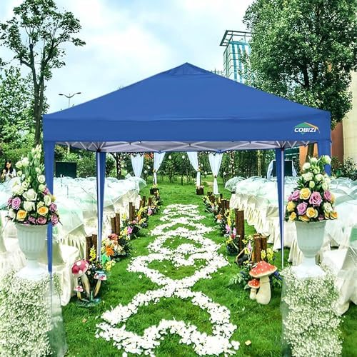 10x10 Pop Up Canopy Tent with 4 Removable Sidewalls, UPF 50+ Waterproof 10x10 Outdoor Portable Canopy for, alternate view 6
