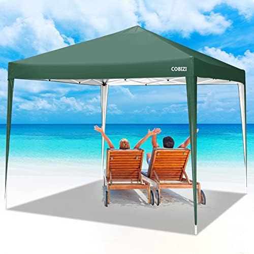 10x10 Pop Up Canopy Tent with 4 Sandbags, Easy Set Up Gazebo, Instant Outdoor Sun Shade &Waterproof Canopy with, alternate