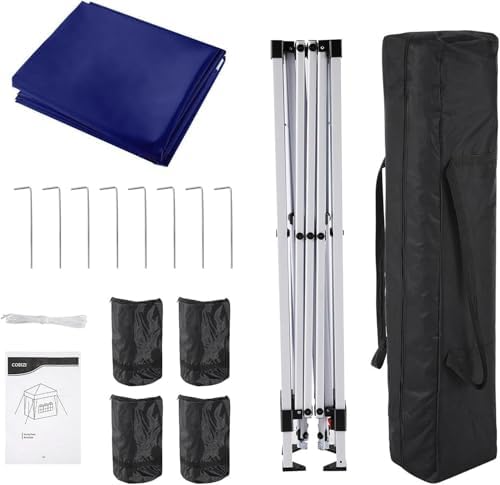 10x10 Pop Up Canopy Tent with 4 Sandbags, Easy Set Up Gazebo, Instant Outdoor Sun Shade &Waterproof Canopy with, alternate