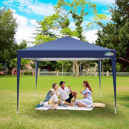 10x10 Pop Up Canopy Tent with 4 Sidewalls, Easy Set up Canopy 10x10 Waterproof Commercial Outdoor Gazebo, alternate view 2