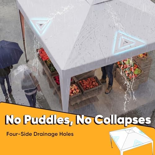 10x10 Pop Up Canopy Tent with Half Sidewall, alternate view 5