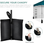 10x10 Pop Up Canopy Tent with Sidewall, Cerulean, alternate view 7