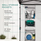 10x10 Pop Up Canopy Tent with Sidewall, Rust, alternate view 4