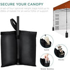 10x10 Pop Up Canopy Tent with Sidewall, Rust, alternate view 7