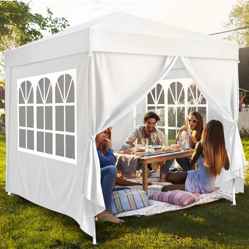 10x10 Pop Up Canopy Tent with Sidewalls, Outdoor Gazebo Canopy Tent, Patio Event Tents Outdoor Event Shelter for, alternate