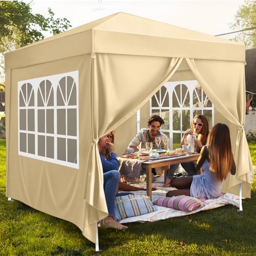 10x10 Pop Up Canopy Tent with Sidewalls, Outdoor Gazebo Canopy Tent, Patio Event Tents Outdoor Event Shelter for, alternate