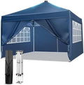10x10 Pop Up Canopy Tent with Sidewalls, Outdoor Gazebo Canopy Tent, Patio Event Tents Outdoor Event Shelter for