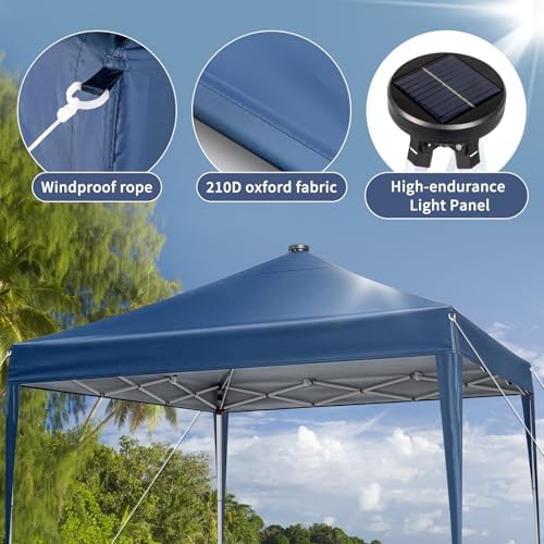 10x10 Pop Up Canopy Tent with Sidewalls, Outdoor Gazebo Canopy Tent, Patio Event Tents Outdoor Event Shelter for, alternate