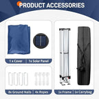 10x10 Pop Up Canopy Tent with Sidewalls, Outdoor Gazebo Canopy Tent, Patio Event Tents Outdoor Event Shelter for, alternate