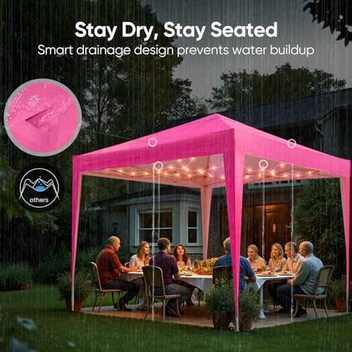 10x10 Pop Up Canopy Tent Without Sidewall, alternate view 4