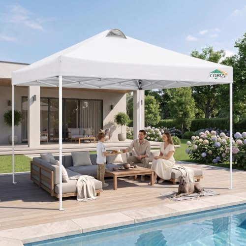 10x10 Pop Up Canopy with 4 Sidewall, One Push Party Tent for Outdoor, alternate view 2