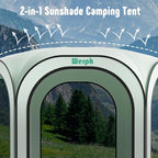 10x10 Pop Up Screen Tent, Mosquito Net Gazebo, UV Resistant, Green in Green, alternate view 6