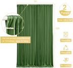 10x10 Valley Green Backdrop Curtain for Parties Wrinkle Free Dark Green Photo Curtains Backdrop Drapes Fabric, alternate view