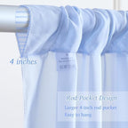 10x10ft Baby Blue Chiffon Backdrop Curtain with Lights String for Wedding Sheer Tulle Curtain Photo Backdrops, alternate view