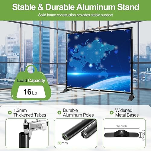 10x10ft Backdrop Banner Stand, Heavy Duty Step and Repeat Stand Kit in 10x10ft, alternate view 4