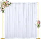 10x10FT Backdrop Stand Heavy Duty Pipe and Drape Kit Adjustable in 10x10FT