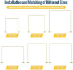 10x10FT Backdrop Stand Heavy Duty Pipe and Drape Kit Adjustable in 10x10FT, alternate view 2