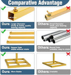 10x10FT Backdrop Stand Heavy Duty Pipe and Drape Kit Adjustable in 10x10FT, alternate view 5