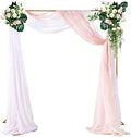 10x10FT Backdrop Stand, Heavy Duty Pipe and Drape Stand Kit, Gold Wedding Background Support with Bases, Metal