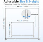 10x10FT Banner Stand, Heavy Duty Step and Repeat Stand, Silver in 10x10FT in Silver, alternate view 2