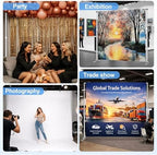 10x10FT Banner Stand, Heavy Duty Step and Repeat Stand, Silver in 10x10FT in Silver, alternate view 6