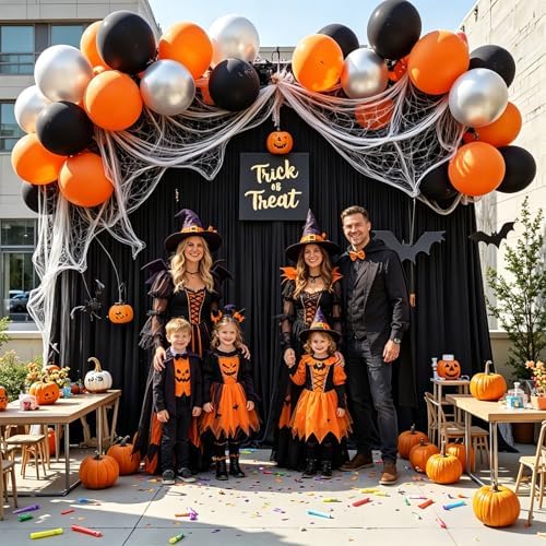 10x10FT Black Backdrop Curtains, 2 Panels 5x10FT Wrinkle-Free Polyester Drapes, Photo Backdrop for Wedding Party, alternate