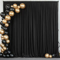 10x10FT Black Backdrop Curtains for Parties Wrinkle Free Black Curtains Backdrop Drapes Soft Fabric Decoration